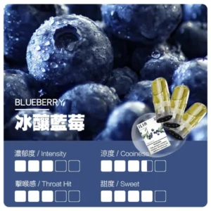 冰釀藍莓|ILIA POD 哩亞電子煙一次性電子霧化彈 #台灣現貨#