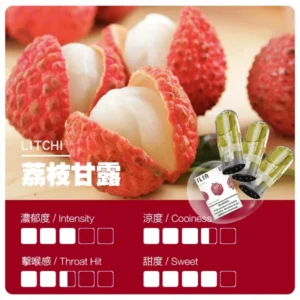 荔枝甘露|ILIA電子煙彈 2.5ml超大容量 一盒3枚入 #台灣現貨#